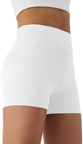 Girls Athletic Biker Shorts With Hidden Pocket High Waisted Dance Kids Shorts Soft Active Yoga Bike Short Teen