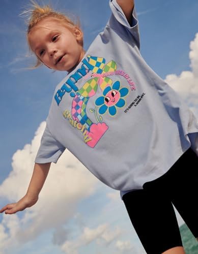 Girls Bike Shorts-5" Soft High Waisted Athletic Dance Gymnastics Spandex Volleyball Biker Shorts For Girls 6-14Years