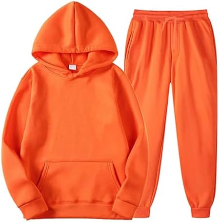 Girls Boys 2 Piece Outfits Sweatsuit Pullover Hoodie Sweatshirt And Sweatpant Tracksuit Athletic Jogger Sets Kids Sportswear