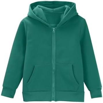 Girls Boys 2 Piece Tracksuit Athletic Sweatsuits Sets Full Zip Hooded Sweatshirt And Jogger Sweatpants Clothing Sets For Kid