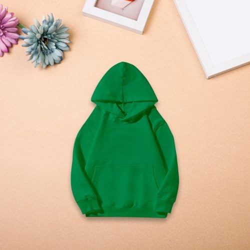 Girls Boys Hoodies Casual Long Sleeve Solid Sweatshirt Oversized Loose Pullover Tops With Pocket Fall Winter Clothes