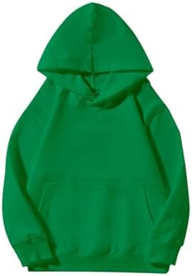 Girls Boys Hoodies Casual Long Sleeve Solid Sweatshirt Oversized Loose Pullover Tops with Pocket Fall Winter Clothes