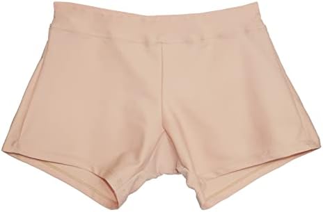 Girls Dance Short Gymnastics Athletic Shorts Sparkle Glitter Tumbling Bottoms