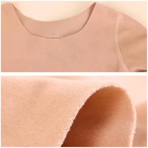 Girls Kids Thermal Underwear Soft Long John Set Fleece Lined Undershirt Leggings Warm Base Layer