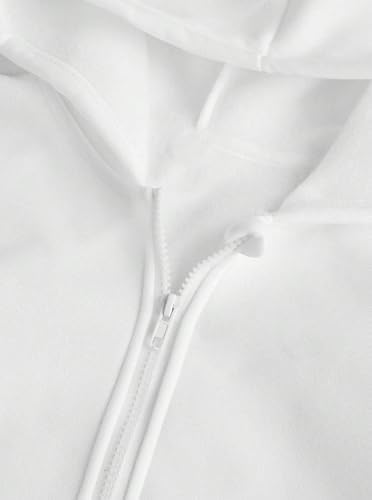 Girls Long Sleeve Zip Up Hoodie With Pockets Bow Print Fashion Sweatshirt