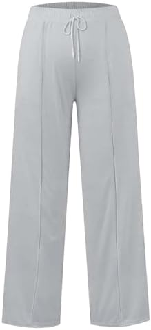 Girls Oversized Wide Leg Sweatpants Drawstring Kids Baggy Straight Leg Track Pants Casual Plain Pockets