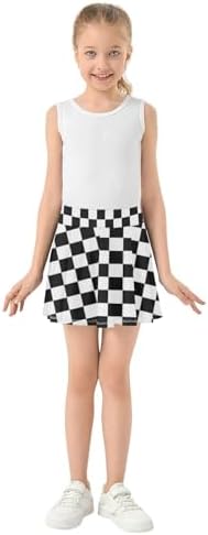 Girls Skorts Tennis Skirt Athletic Skort Golf Skirt Shorts With Pockets Dancing Running