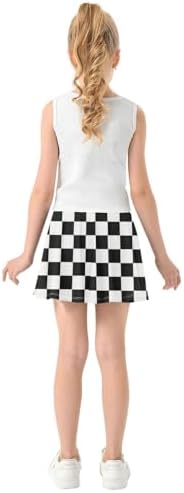 Girls Skorts Tennis Skirt Athletic Skort Golf Skirt Shorts With Pockets Dancing Running
