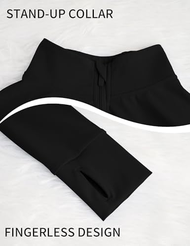 Girls Stand Collar Zipper Elastic Slim Coat High Waist Flare Pants Kids Athletic Yoga Dance Gym Set