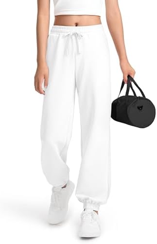 Girls Sweatpants Athletic Joggers With Drawstring Waist And Pockets Great For Teen Girls (Size: 7-14 Years)