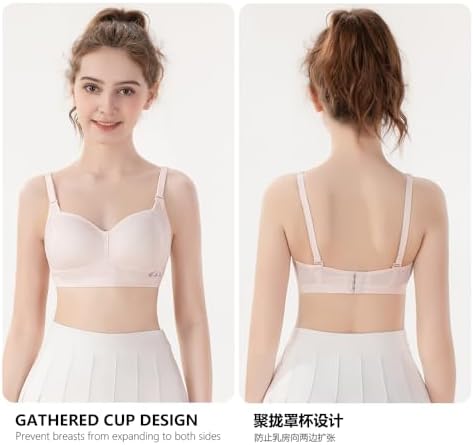 Girls Training Bras For Teens Ages 12-14 14-16 16-18 Years Kids Teen Bra Cotton Wireless Adjustable Straps 4-Pack