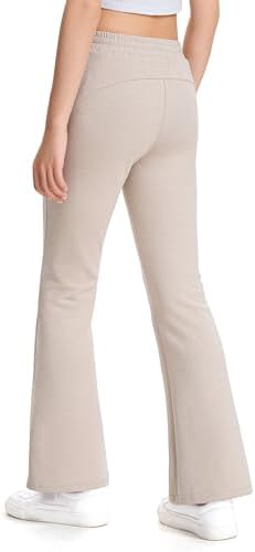 Girls Uniform Pants Flare Sweatpants Joggers Pants Preppy Clothes For Girls 7-14 Years