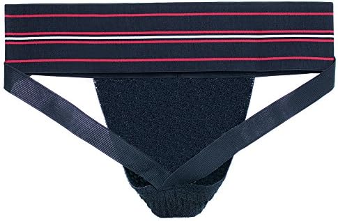 Golberg – Men 3” Wide Band Classic Athletic Supporter – Performance Jockstrap Elastic Waistband - Solid Color - Stretch Mesh