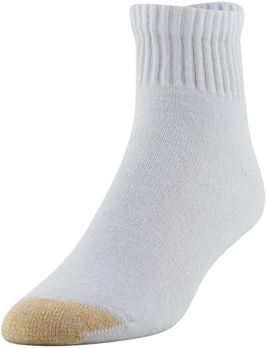 GOLDTOE Men's 656P Cotton Ankle Athletic Socks Multipairs
