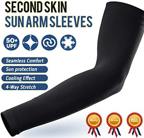 GOUNOD Arm Sleeves For Men Women Compression Sleeves To Cover Arms For Men Working Sun Sleeves For Men UV Protection