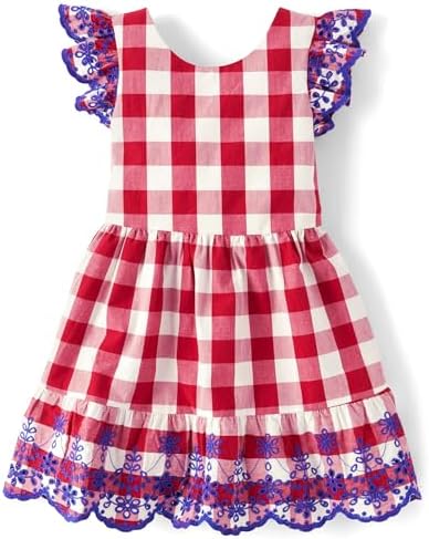 Gymboree Girls' and Toddler Flutter Sleeve Dresses