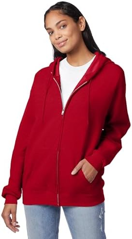 Hanes Ecosmart Fleece Full-zip Hoodie For Men Hooded Sweatshirt