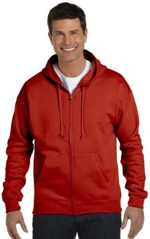 Hanes Ecosmart Fleece Full-zip Hoodie For Men Hooded Sweatshirt