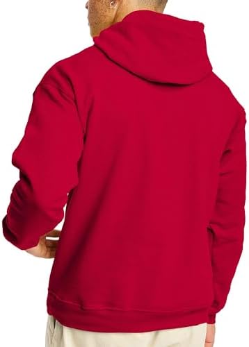 Hanes EcoSmart Hoodie Midweight Fleece Pullover Hooded Sweatshirt For Men