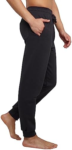 Hanes EcoSmart Jogger Sweatpants Men's Midweight Fleece Lounge Pants 30.5"