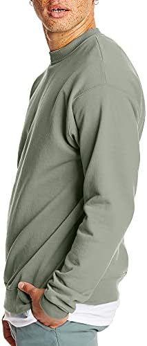 Hanes Men's EcoSmart Fleece Pullover Crewneck Sweatshirt 1 Or 2 Pack