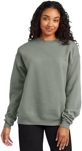 Hanes Men's EcoSmart Fleece Pullover Crewneck Sweatshirt 1 Or 2 Pack