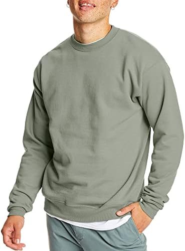 Hanes Men's EcoSmart Fleece Pullover Crewneck Sweatshirt 1 or 2 Pack