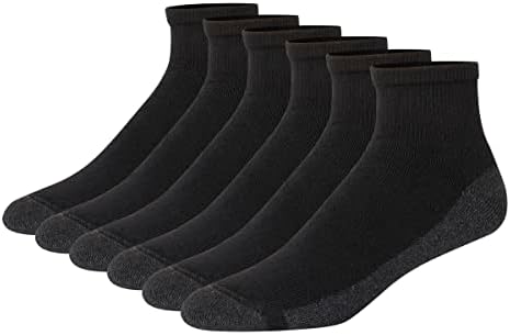 Hanes Men's Max Cushioned Ankle Socks Multipacks