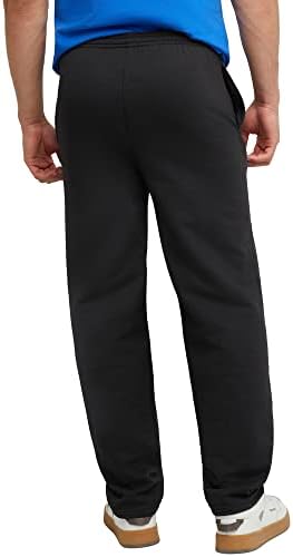 Hanes Men's Sweatpants EcoSmart Fleece Sweats For Men Open Bottom Sweatpants 30.5"