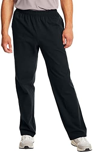 Hanes Mens Essentials Men’s Sweatpants Men’s Cotton Jersey Pants with Pockets 33”