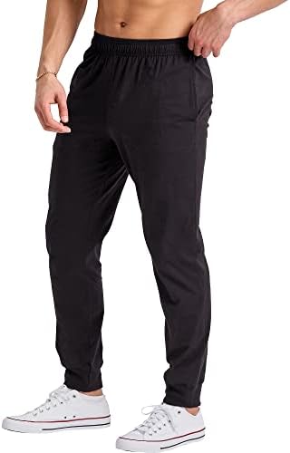 Hanes Originals Cotton Joggers Jersey Sweatpants For Men With Pockets 30" Inseam
