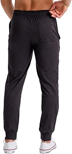 Hanes Originals Cotton Joggers Jersey Sweatpants For Men With Pockets 30" Inseam