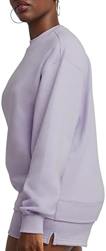 Hanes Originals Women's Fleece Sweatshirt Midweight Sweatshirt For Women Placed Flowers