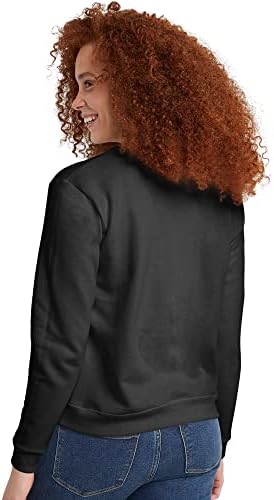 Hanes Womens Crewneck Sweatshirt Ecosmart Fleece Pullover With V-notch Sweatshirt For Women