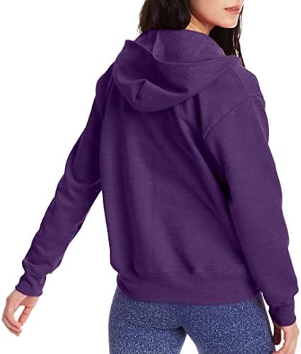 Hanes Womens Ecosmart Full Zip Fleece Hoodie