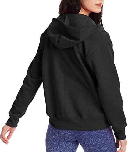 Hanes Womens Ecosmart Full Zip Fleece Hoodie