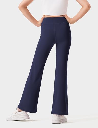 HASMES 3 Pack Girls Flare Leggings Kids Bell Bottom High Waisted Dance Yoga Pants Activewear