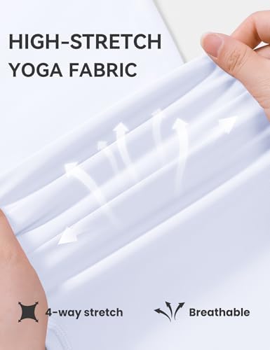 HASMES Girls Long Sleeve Shirt Kids Turtleneck Athletic T-Shirt Sports Activewear Yoga For Teens(Age 7-14)