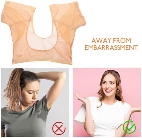Healifty Underarm Sweat Vest For Women Breathable Armpit Protector Sweat Proof Shirts Pads For Women Girls Ladies