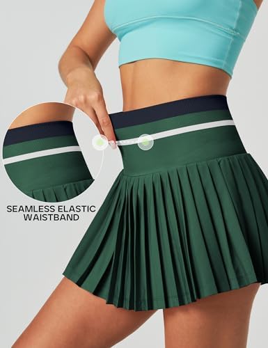 Heathyoga Pleated Tennis Skirt With Pockets For Women Tennis Skort For Woman High Waisted Golf Skirts Athletic Skirt