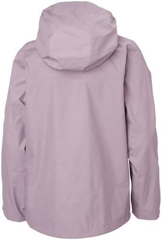 Helly-Hansen Jr Loke Jacket Unisex Raincoat With YKK Zipper Detachable Hood Adjustable Cuffs Recycled Material