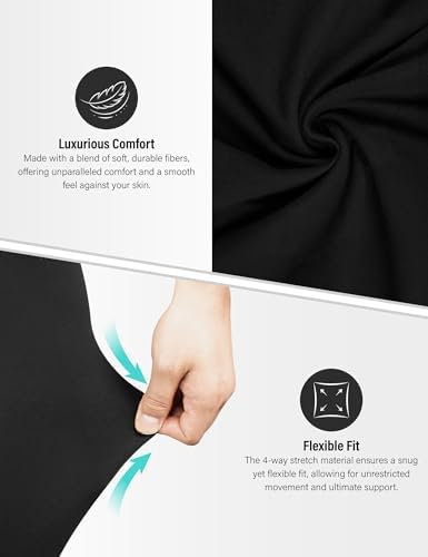 High Waisted Leggings For Women Buttery Soft Tummy Control Capri Yoga Pants For Workout Athletic Plus Size