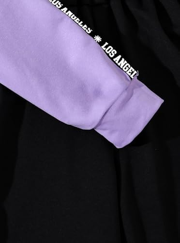 Hilinker Girls Graphic 3 Piece Outfits Workout Hoodie Crop Tank And Sweatpants Set