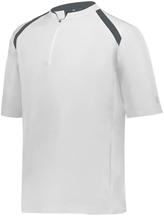 Holloway Boys Clubhouse Short Sleeve Pullover Cage Jacket