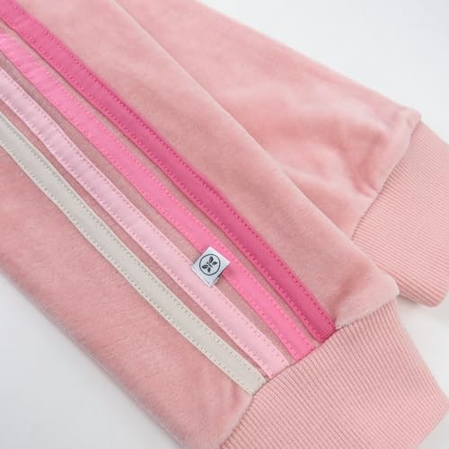 HonestBaby Velour Pullover Hoodie And Zip Front Sweatshirt And Jogger Sweatpants Set Baby Toddler Boys Girls