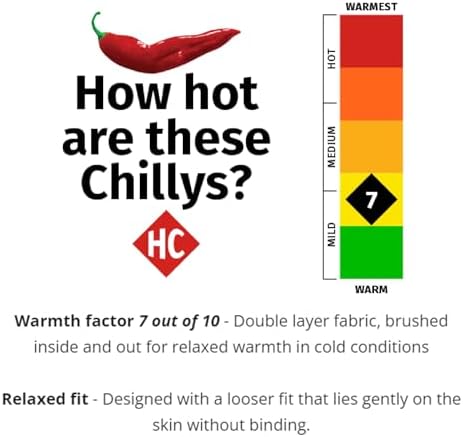 Hot Chillys Youth Pepper Bi-Ply Crewneck Midweight Relaxed Fit Base Layer - UPF 30 Thermal Underwear Long Sleeve Top