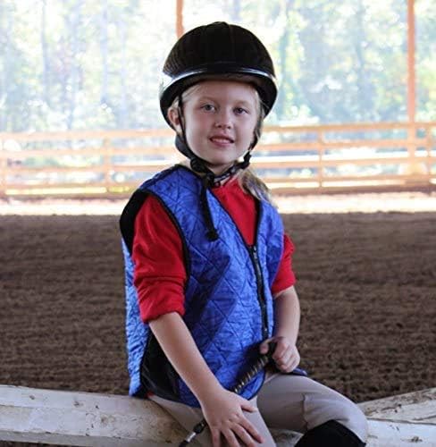 HyperKewl Evaporative Cooling Child Sport Vest Royal Blue 10-12 Yrs