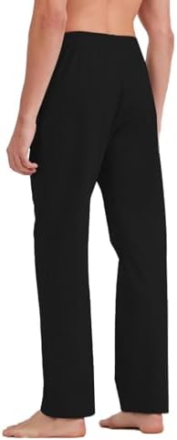 Idtswch 30/32/34/36/38/40 Long Inseam Mens Tall Sweatpants Open Bottom Joggers Athletic Yoga Pants With Pockets