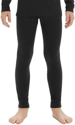 Iguana Unisex Kids 100% Merino Wool Base Layer Pants Thermal Underwear Bottom for Girls and Boys