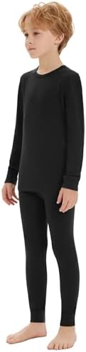 Iguana Unisex Kids 100% Merino Wool Base Layer Set Thermal Underwear Sets For Girls And Boys